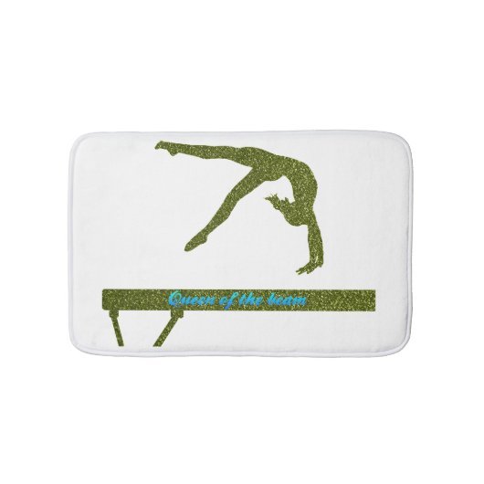 Koningin van de Beam Gymnastics Bath Mat (Voorkant)