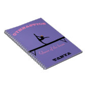 Koningin van de Beam Gymnastics Crown Notitieboek (Rechterzijde)