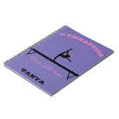 Koningin van de Beam Gymnastics Crown Notitieboek (Linkerzijde)
