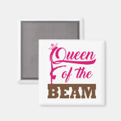 Koningin van de Beam Gymnastics Girls Magneet (Voorkant / Achterkant)