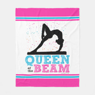 Koningin van de Beam Gymnastiek door Golly Girls Fleece Deken