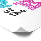 Koningin van de Beam Gymnastiek door Golly Girls Poster (Hoek)