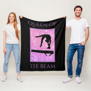 Koningin van de Beam Gymnastiek Fleece Deken