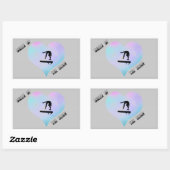 Koningin van de Beam Rectangle Gymnastiek Stickers (Vel)