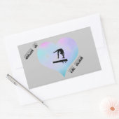 Koningin van de Beam Rectangle Gymnastiek Stickers (Envelop)