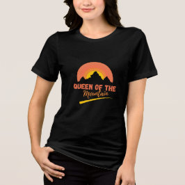 koningin van de bergen Tri-Blend shirt