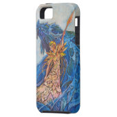 Koningin van de blauwe draak Case-Mate iPhone case (Achterkant Links)