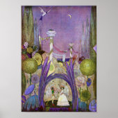 koningin van de bloemen uit Thumbelina Print (Voorkant)