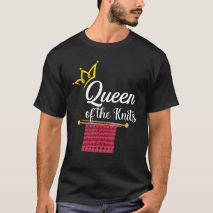 Koningin van de Breisels Grappige Breister Slogan T-shirt
