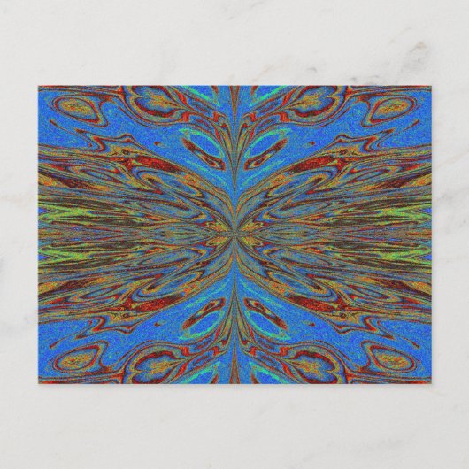 KONINGIN VAN DE BUTTERFLIES 10 BRIEFKAART (Voorkant)