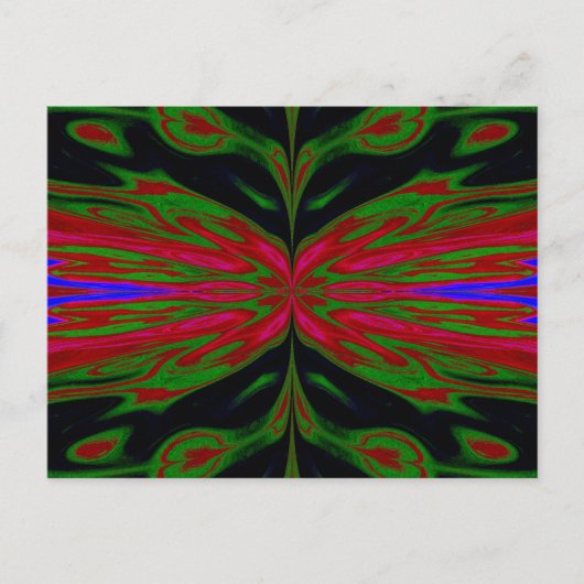 KONINGIN VAN DE BUTTERFLIES 28 BRIEFKAART (Voorkant)