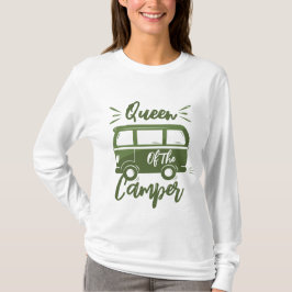 Koningin van de Camper, cadeau voor Camper Queen T-shirt