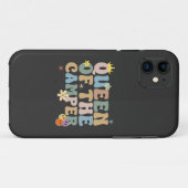 Koningin van de camper - Camping Case-Mate iPhone Case (Achterkant (horizontaal))