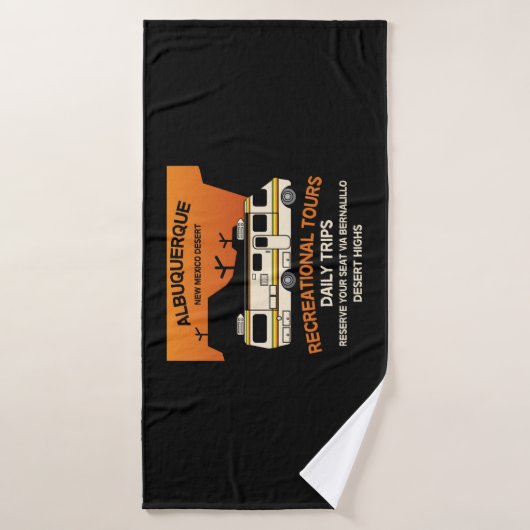 Koningin van de Camper - Funny Camping RV Caravan Badhanddoek (Badhanddoek)