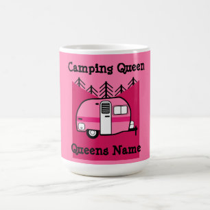 Koningin van de Camper - Funny Camping RV Caravan  Koffiemok