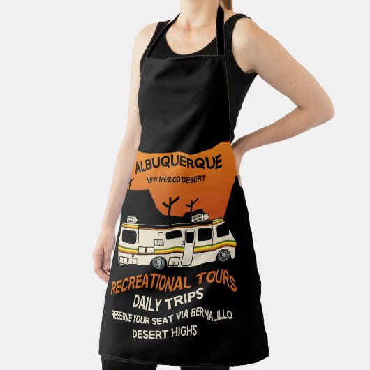 Koningin van de Camper - Funny Camping RV Caravan Schort (Insitu)