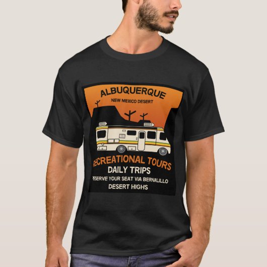 Koningin van de Camper - Funny Camping RV Caravan T-shirt (Voorkant)