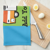 Koningin van de Camper - Funny Camping RV Caravan  Theedoek (Quarter Fold)