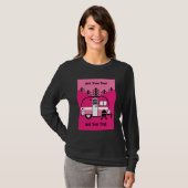 Koningin van de Camper - Funny Camping RV T-shirt (Voorkant volledig)