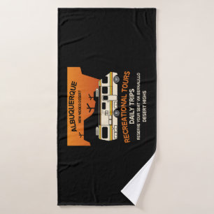 Koningin van de Camper - Grappig Camping RV Carava Badhanddoek