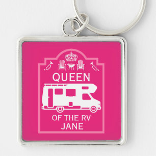 Koningin van de camper RV Sleutelhanger