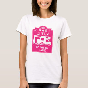 Koningin van de camper RV T-shirt