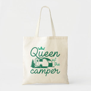 Koningin van de Camper Tote Bag