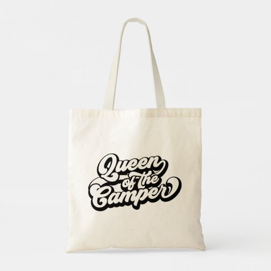 Koningin van de Camper Tote Bag (Achterkant)