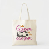 Koningin van de Camper Tote Bag (Voorkant)