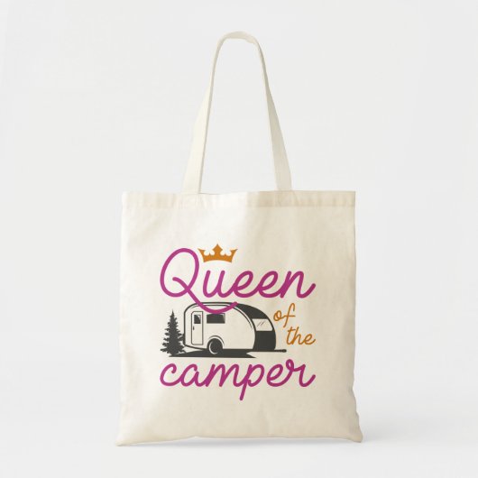 Koningin van de Camper Tote Bag (Voorkant)
