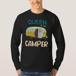 Koningin van de Camper van RV Camping Road Reizen T-shirt