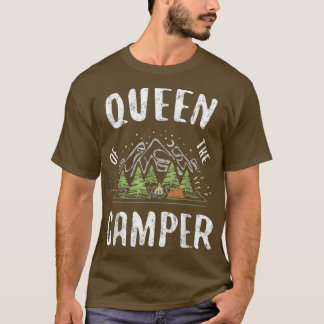 koningin van de CamperCamping Gift T-shirt