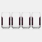 Koningin van de camping blikvorm glas (Rechts)