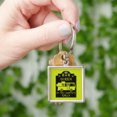 Koningin van de camping sleutelhanger (Hand)