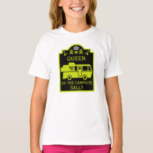 Koningin van de camping t-shirt