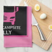 Koningin van de camping theedoek (Quarter Fold)