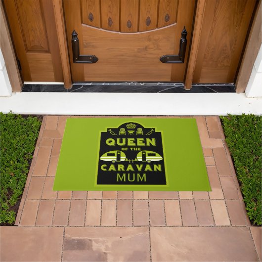 Koningin van de Caravan Deurmat (Buiten)