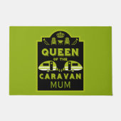 Koningin van de Caravan Deurmat (Voorkant)