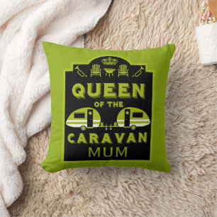 Koningin van de Caravan Kussen