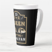 Koningin van de Caravan Latte Mok (Rechterhoek)