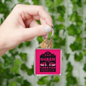 Koningin van de Caravan Sleutelhanger (Hand)