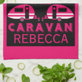 Koningin van de Caravan Theedoek (Gevouwen)