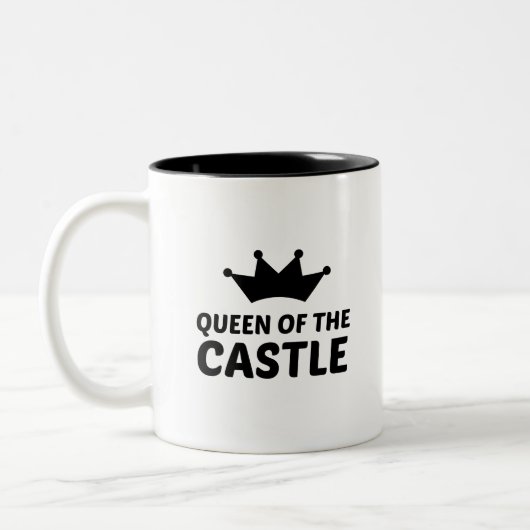 KONINGIN VAN DE CASTLE TWEEKLEURIGE KOFFIEMOK (Links)
