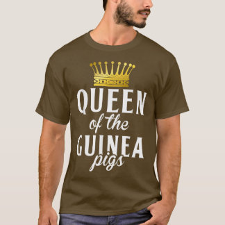 Koningin van de Cavia Pigs T-shirt