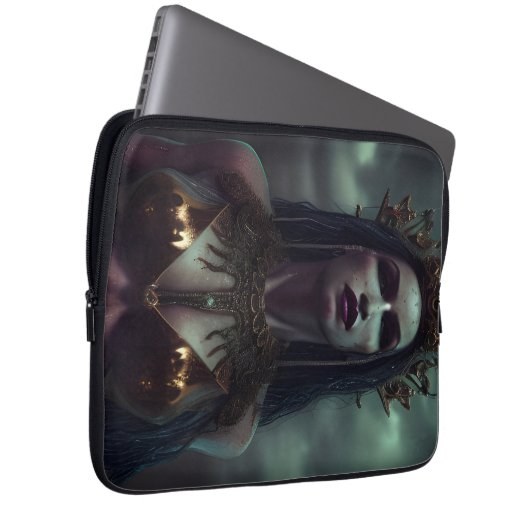 Koningin van de Damned Laptop Sleeve (Voorkant Rechts)