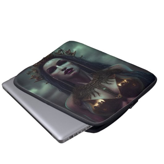 Koningin van de Damned Laptop Sleeve (Voorkant onderkant)