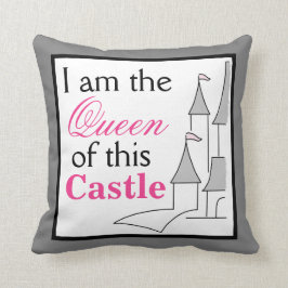 Koningin van de decoratieve piloot van het kasteel kussen