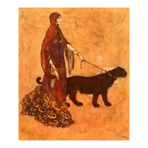 Koningin van de Ebony Isles Edmund Dulac Fine Art