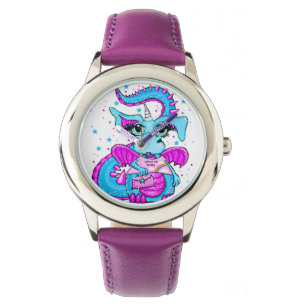 Koningin Van De Eenhoorns Draken Meisje Horloge