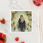 Koningin van de engelen (door Bouguereau) Servet (Insitu)